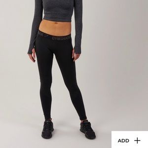 GYMSHARK Women’s Flex Leggings in Black Marl/Marl